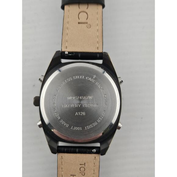 New Multifunction MDC Bronze Case Analog Digital Quartz Mint New Battery - Picture 7 of 12